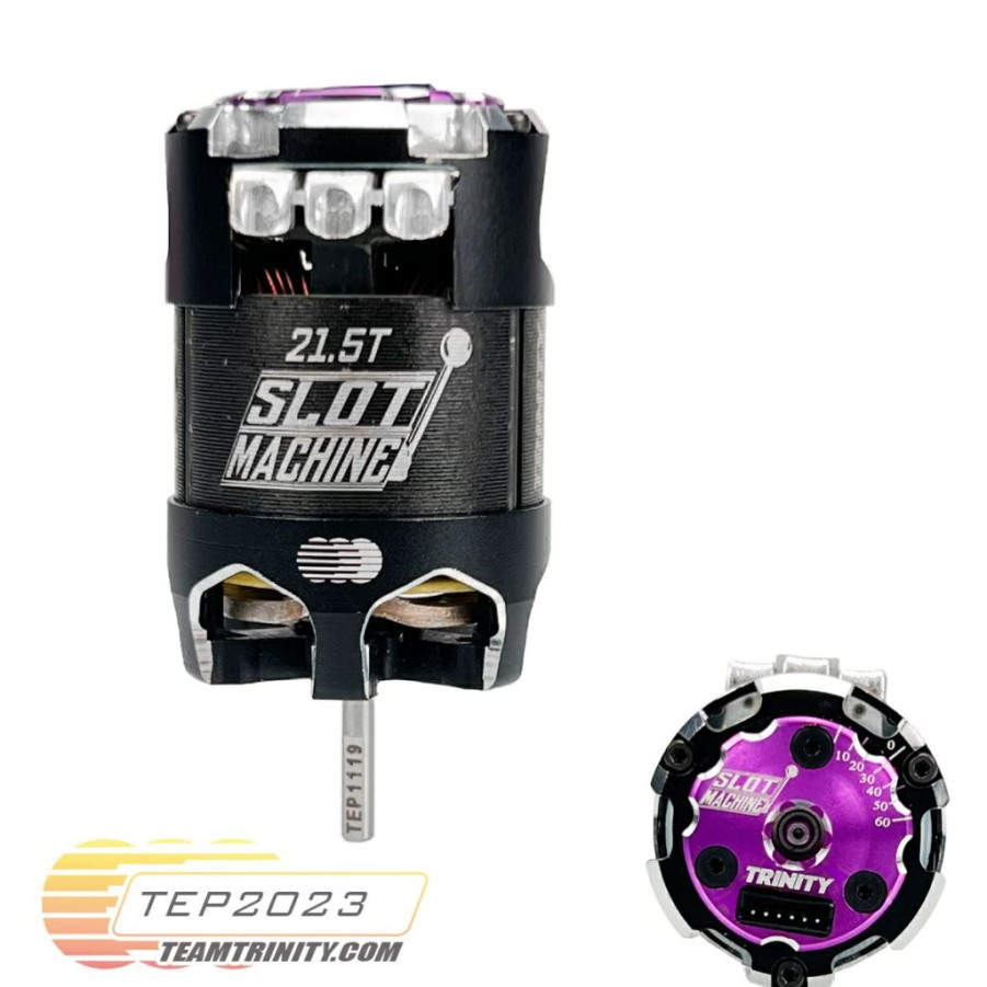 Motors & Accessories * | Top Sellers Tep2023 Slot Machine 21.5T Race Spec Brushless Motor W/ Tep1119 Rotor (Trinity)