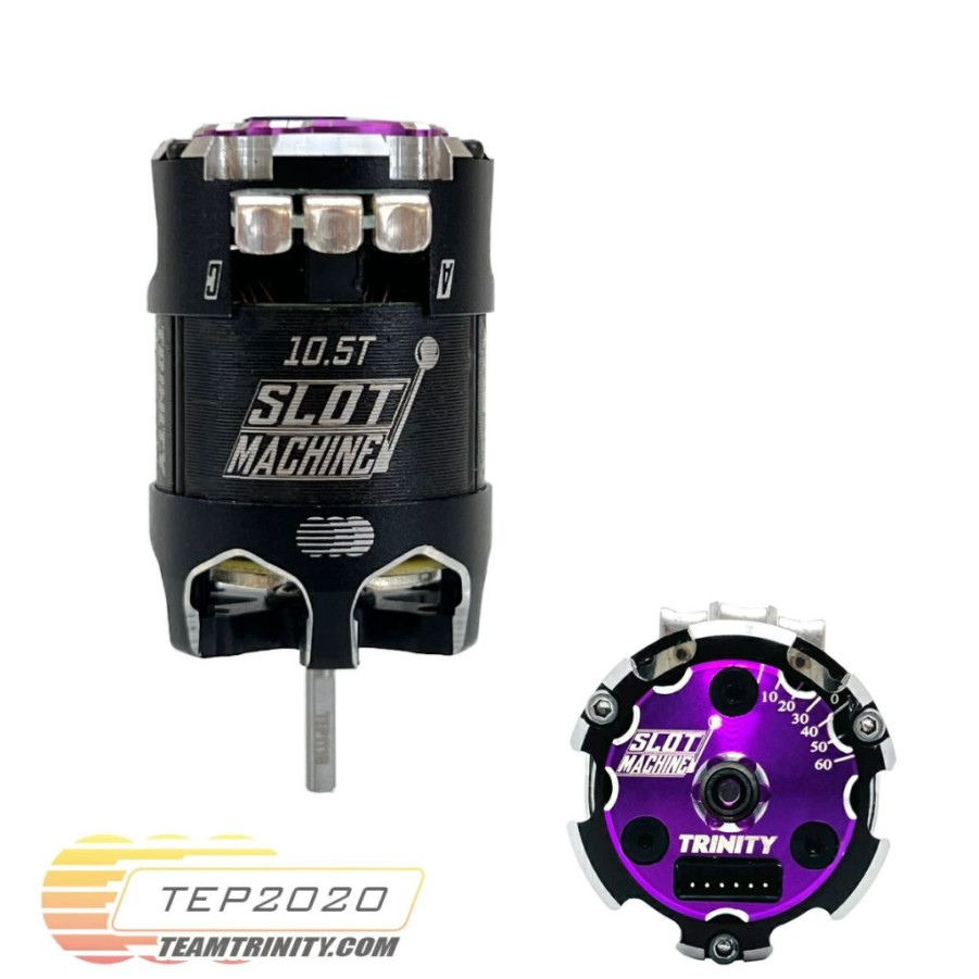 Motors & Accessories * | Top Sellers Tep2020 Slot Machine 10.5T Race Spec Brushless Motor W/ Tep1119 Rotor (Trinity)