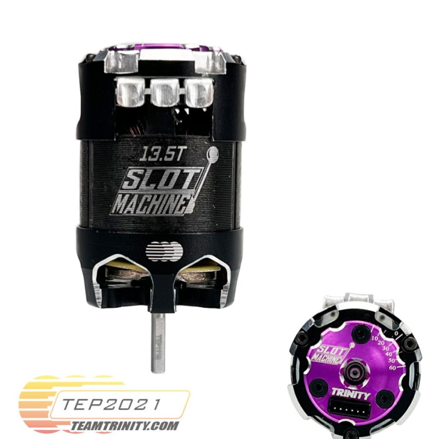 Motors & Accessories * | Discount Store Tep2021 Slot Machine 13.5T Race Spec Brushless Motor W/ Tep1119 Rotor (Trinity)