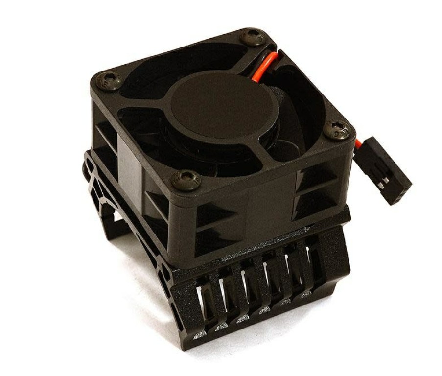 Cooling/Heatsink Fans * | Cheap C28597Black Black 36Mm Motor Heatsink+40X40Mm Cooling Fan (Integy)