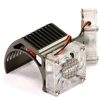 Cooling/Heatsink Fans * | Special 2961Gun Gun Metal Twin Motor Cooling Fan + Heatsink 540/550 (Integy)