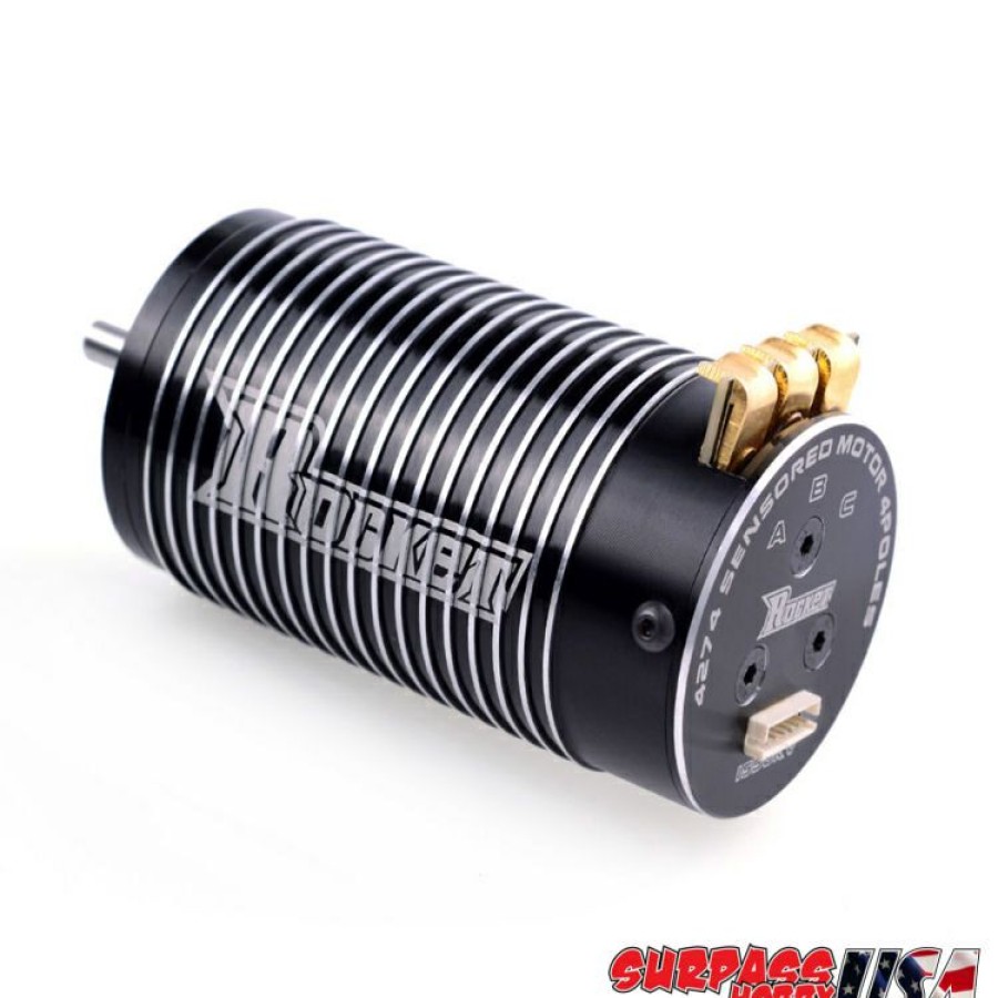 Motors & Accessories * | Top Sellers 4274-2000 Rocket 1/8 2000Kv 6S Off-Road Sensored Brushless Motor (Surpass Hobby Usa)