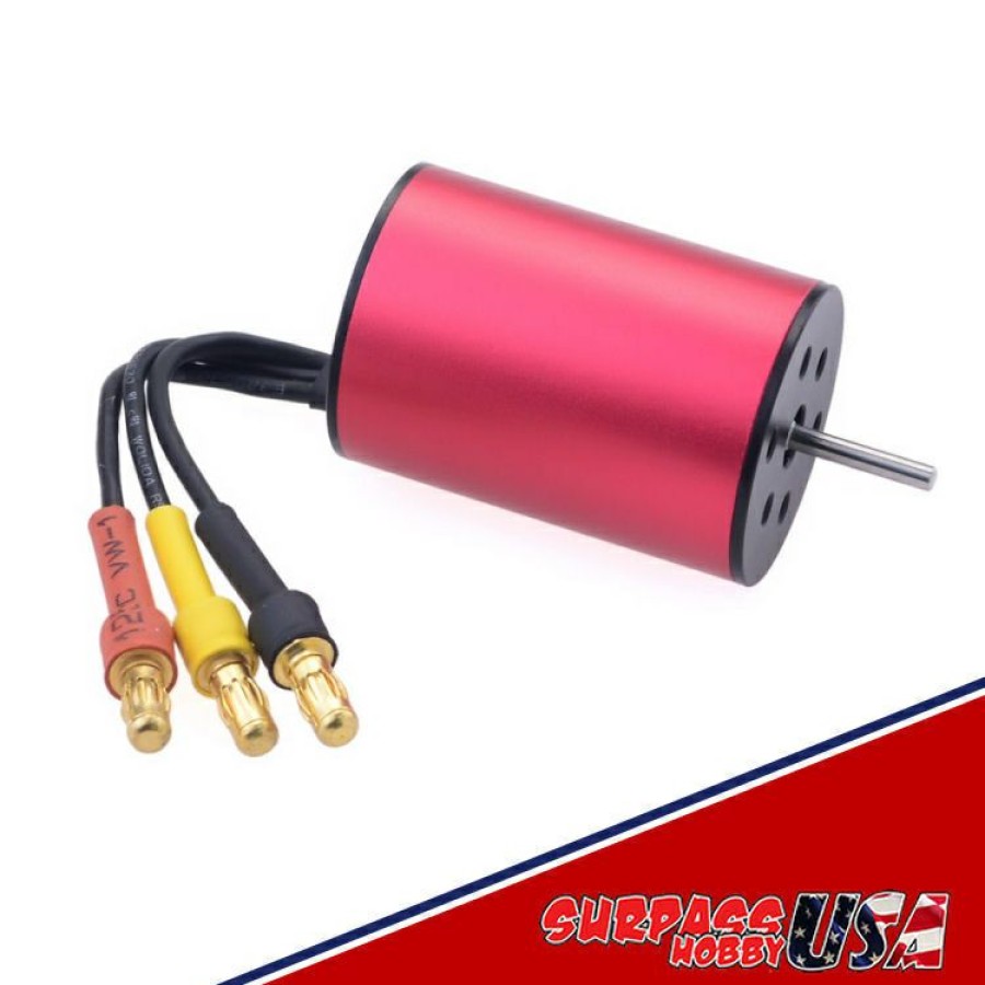 Motors & Accessories * | Outlet 2435-4500Kv 2-3S Mini Motor 2.0Mm Shaft 3.5Mm Connector 1/16, 1/18 (Surpass Hobby Usa)