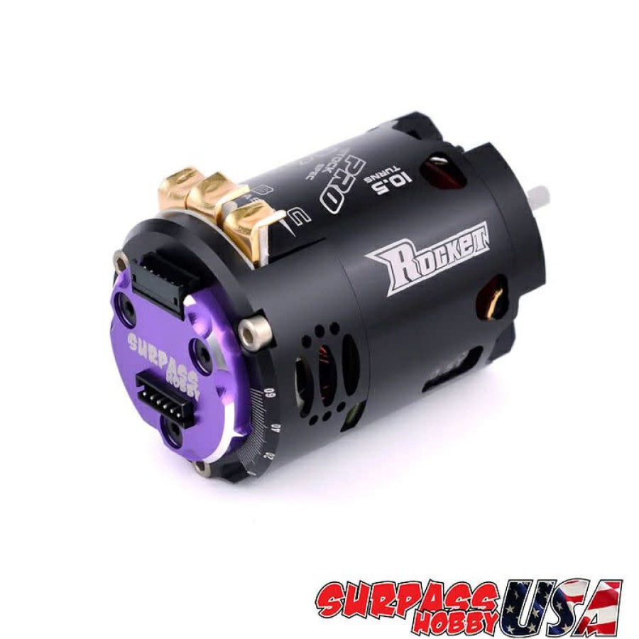 Motors & Accessories * | Lower Prices V3-4.5 Rocket V3 4.5T Modified Sensored Brushless Motor (Surpass Hobby Usa)