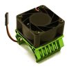 Cooling/Heatsink Fans * | Special C28598Darkgreen Green Alum 36Mm Motor Heatsink+40X40Mm Cooling Fan 17K Rpm (Integy)