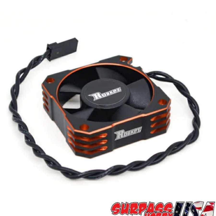 Cooling/Heatsink Fans * | Latest Fashion Sp-420002-02 Rocket Orange 35Mm Aluminum Cooling Fan 21,000Rpm (Surpass Hobby Usa)