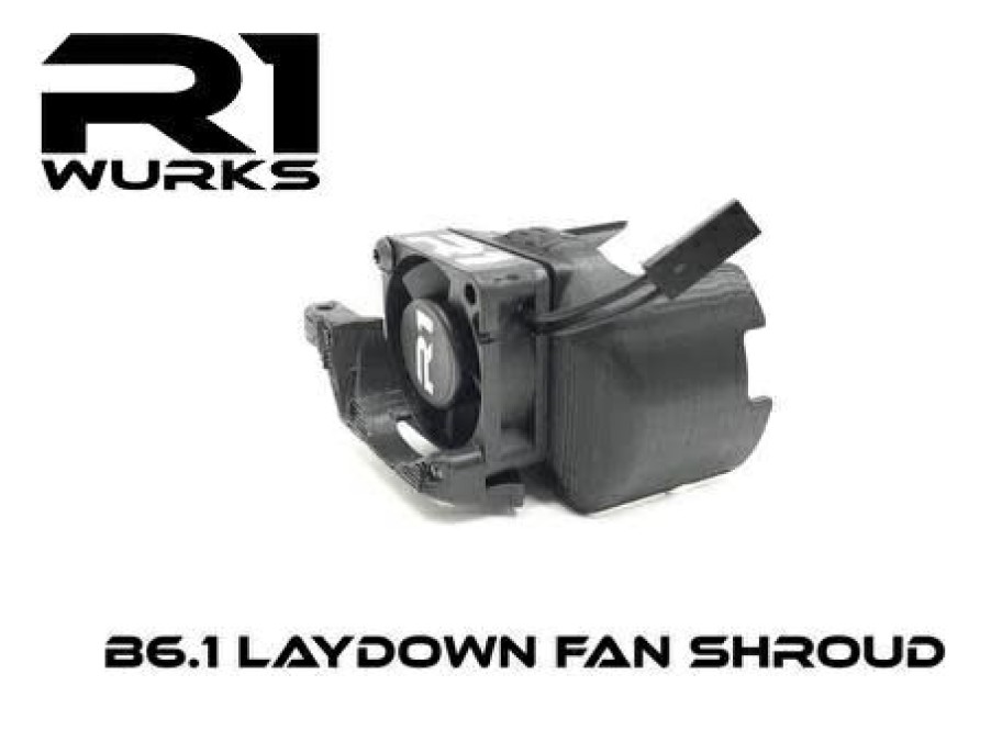 Cooling/Heatsink Fans * | Lower Prices R1-060008 R1 Laydown Fan Shroud Complete For B6.1 B6.2 & B6.3 (R1Wurks)