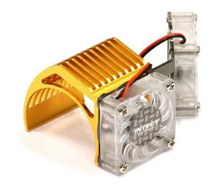 Cooling/Heatsink Fans * | Promotion 2961Gold Gold Twin Motor Cooling Fan + Heatsink 540/550 (Integy)