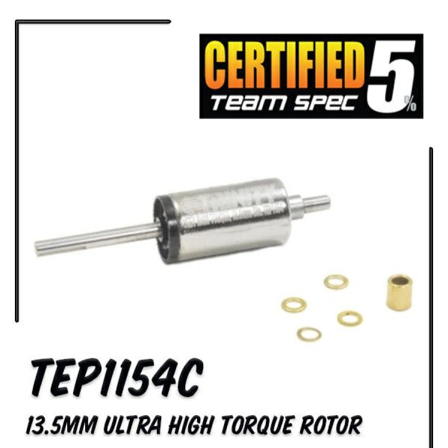 Motors & Accessories * | Quality Guarantee Tep1154C Black Certified Plus Modified Rotor 13.5Mm Ultra Torque (Trinity)