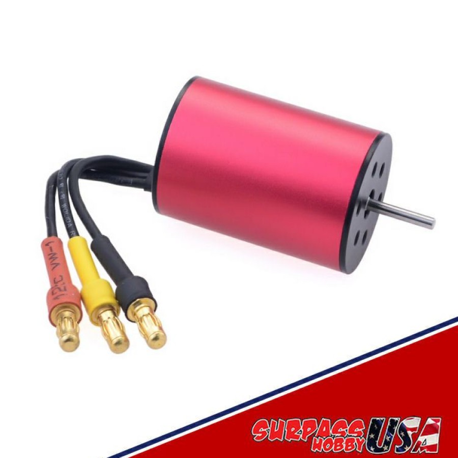 Motors & Accessories * | Top Sellers 2435-4800Kv 2-3S Mini Motor 2.0Mm Shaft 3.5Mm Connector 1/16, 1/18 (Surpass Hobby Usa)