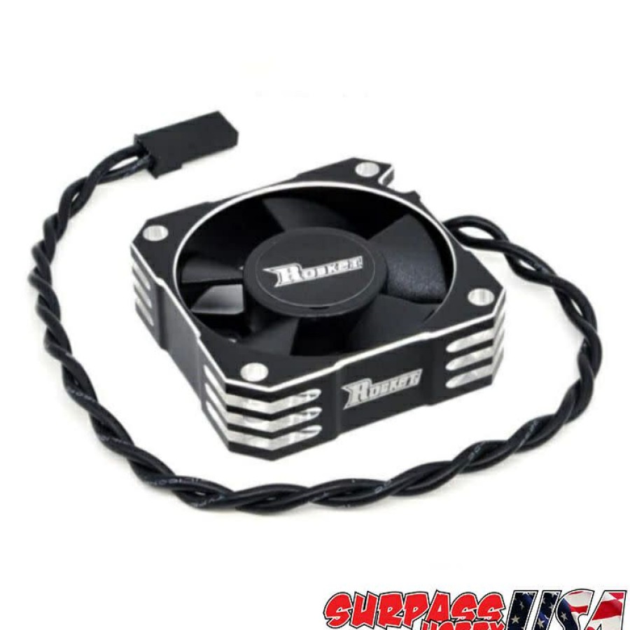 Cooling/Heatsink Fans * | Promotion Sp-420002-03 Rocket Silver 35Mm Aluminum Cooling Fan 21,000Rpm (Surpass Hobby Usa)