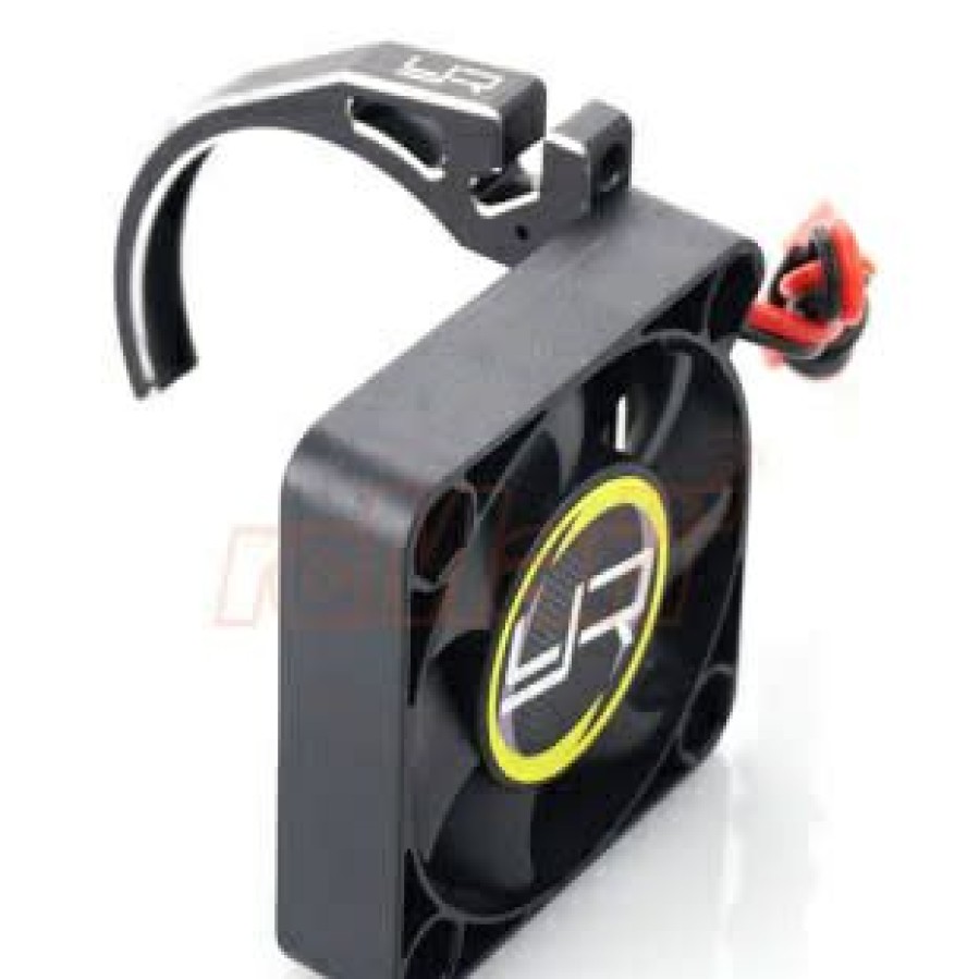 Cooling/Heatsink Fans * | Reliable Quality Yea-Ya-0526Bk Black Yeah Racing Aluminum 7075 Fan Mount W/ Ya-0327 40Mm Fan For 540 Motor Black (Yeah Racing)