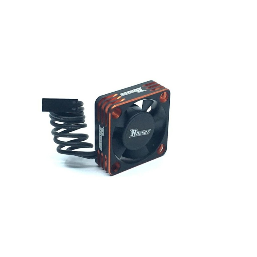 Cooling/Heatsink Fans * | Outlet Sp-360003-03 Rocket V1 Aluminum 30Mm Cooling Fan Orange/Blk (Surpass Hobby Usa)