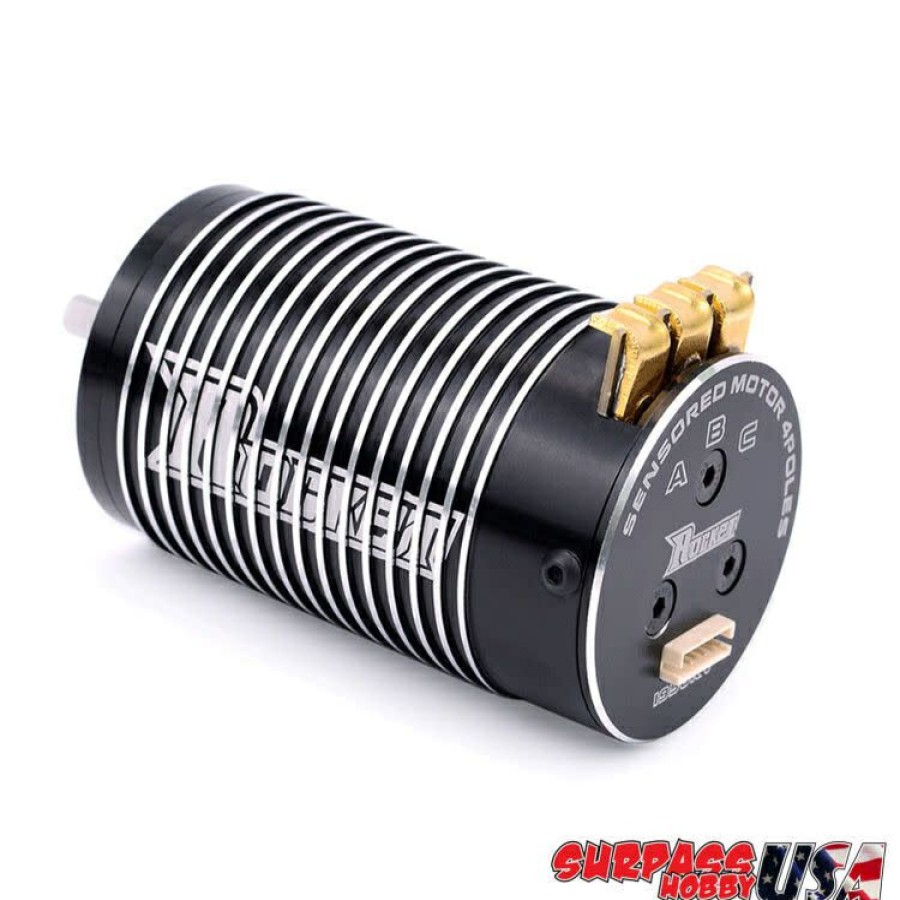 Motors & Accessories * | Online Store 4274-1550 Rocket 1/8 1550Kv 7S Off-Road Sensored Brushless Motor (Surpass Hobby Usa)