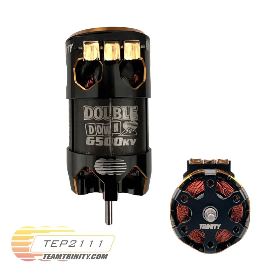 Motors & Accessories * | Promotion Tep2111 Double Down 6500Kv 4 Pole 550 Drag Motor (Trinity)