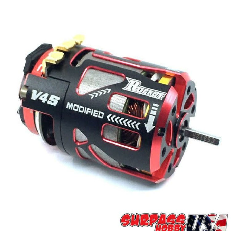 Motors & Accessories * | Promotion V4S-5.0 Rocket V4S 5.0T Modified Sensored Brushless Motor (Surpass Hobby Usa)