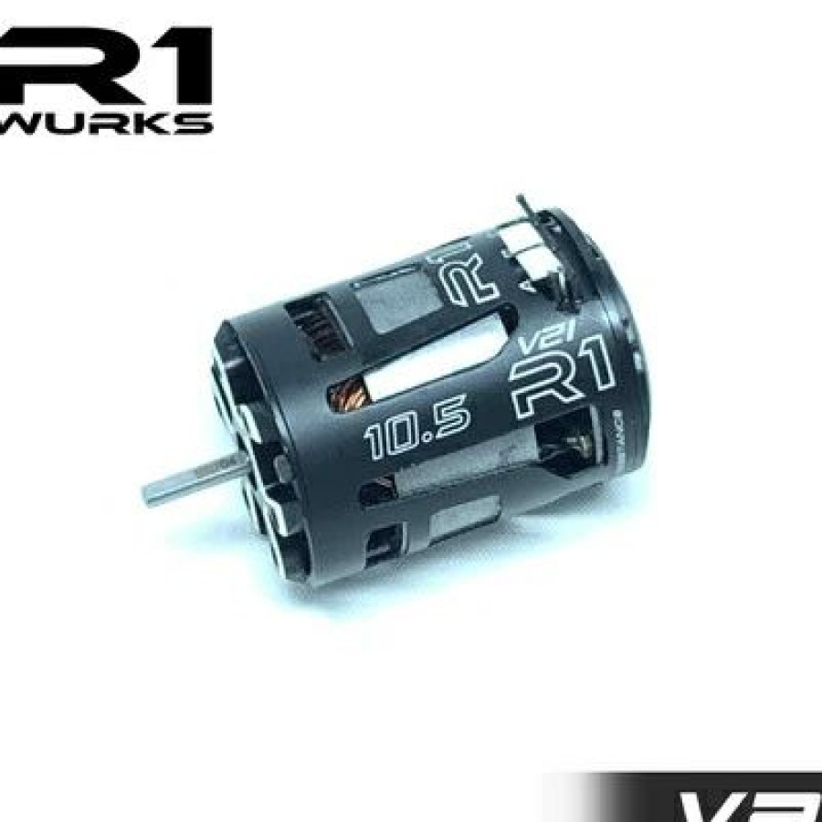 Motors & Accessories * | Quality Guarantee R1 020048-1 R1 Wurks 10.5T V21 Brushless Motor W/ Aligned Sensor (R1Wurks)