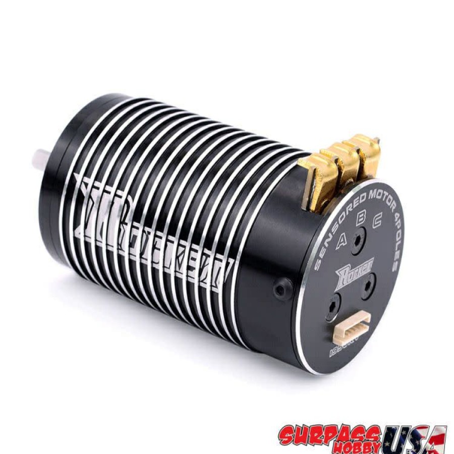 Motors & Accessories * | Cheap 4274-1350 Rocket 1/8 1350Kv 8S Off-Road Sensored Brushless Motor (Surpass Hobby Usa)