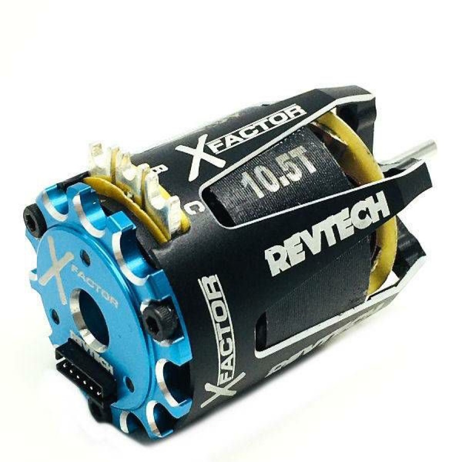 Motors & Accessories * | Lower Prices Rev1100 Revtech X-Factor 10.5T Spec Class Brushless Motor (Trinity)