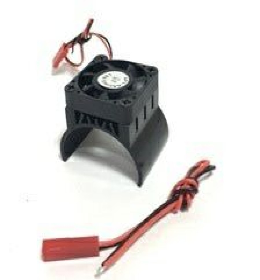 Cooling/Heatsink Fans * | Latest Fashion Aps91146Kv3 Alum. Motor Heatsink Ver. 3 W/Super Cooling Top Fan For 540 Motor Black (Aps Racing)