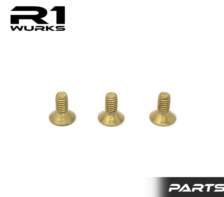 Motors & Accessories * | Promotion R1-020097 V21 Titanium Timing Screw Set (3) (R1Wurks)