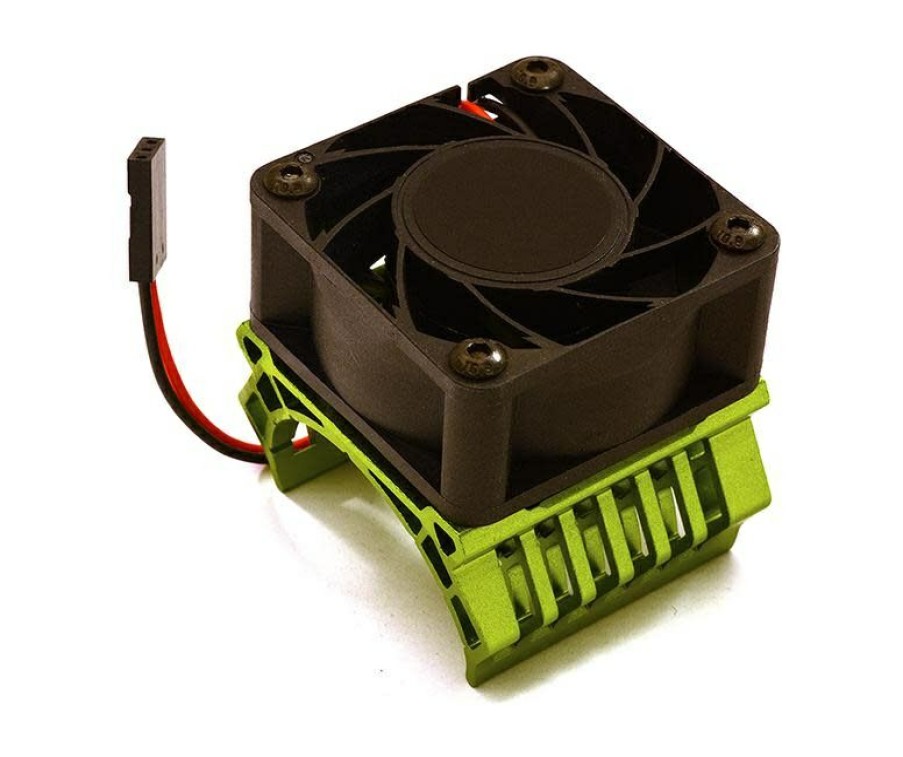 Cooling/Heatsink Fans * | Discount Store C28598Green Green 36Mm Motor Heatsink+40X40Mm Cooling Fan (Integy)