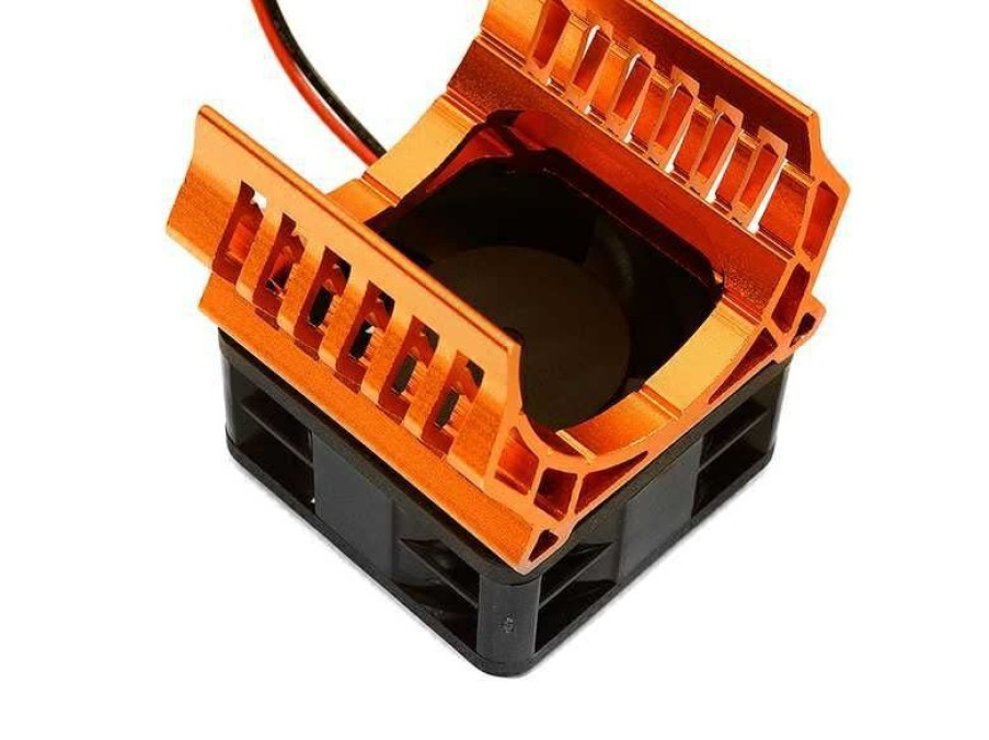 Cooling/Heatsink Fans * | Promotion C28597Orange Orange 36Mm Motor Heatsink+40X40Mm Cooling Fan (Integy)