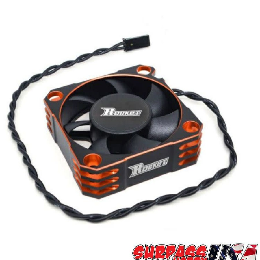 Cooling/Heatsink Fans * | Outlet Sale Sp-560001-02 Rocket Orange 50Mm Aluminum Cooling Fan 10,000 Rpm (Surpass Hobby Usa)