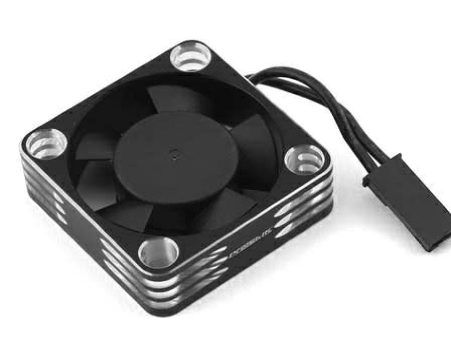 Cooling/Heatsink Fans * | Cheap Ptk-2111 Protek Rc 30X30X10 Aluminum High Speed Hv Cooling Fan (Silver/Black) (Protek Rc)