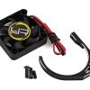 Cooling/Heatsink Fans * | Outlet Yea-Ya-0581Bk Black Aluminum 7075 Fan Mount W/ Yea-Ya-0327 40X40X10Mm Tornado High Speed Cooling Fan (Yeah Racing)