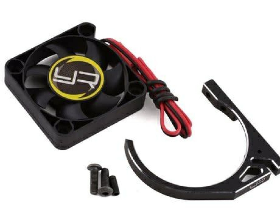 Cooling/Heatsink Fans * | Outlet Yea-Ya-0581Bk Black Aluminum 7075 Fan Mount W/ Yea-Ya-0327 40X40X10Mm Tornado High Speed Cooling Fan (Yeah Racing)