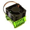 Cooling/Heatsink Fans * | Reliable Quality C28597Darkgreen Green Aluminum 36Mm Motor Heatsink+40Mm Cooling Fan 16K Rpm (Integy)