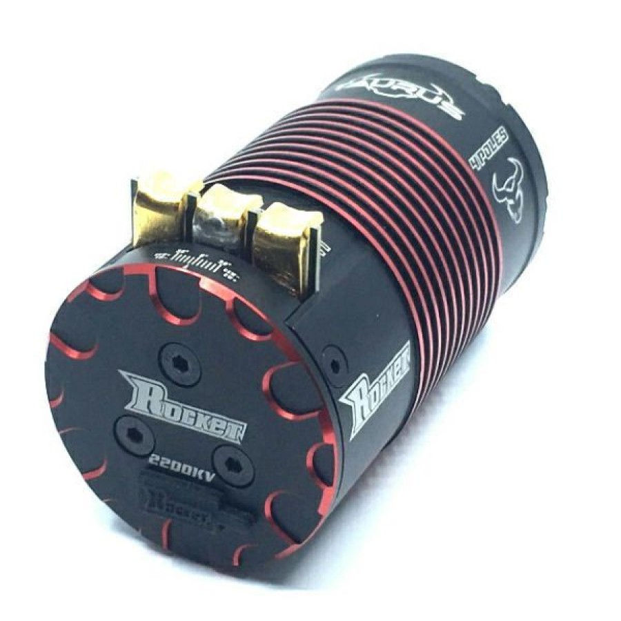 Motors & Accessories * | Reliable Quality Sp-042740-02-2200 Rocket 1/8 Taurus 2200Kv 5S Off-Road Buggy & Truggy Sensored Brushless Motor (Surpass Hobby Usa)