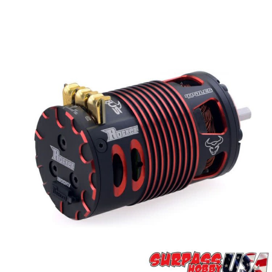 Motors & Accessories * | Best Sellers Sp-042680-02-2000 Rocket 1/8 Taurus 2000Kv 6S Gt On-Road Sensored Brushless Motor (Surpass Hobby Usa)