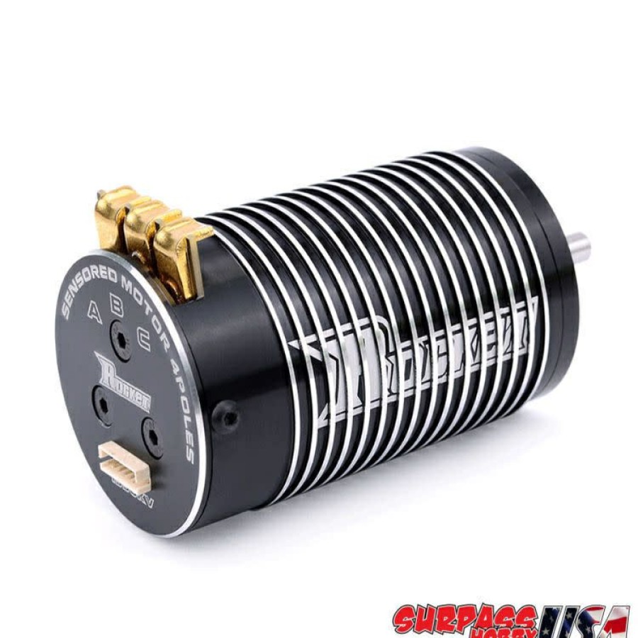 Motors & Accessories * | Reliable Quality 4268-1950 Rocket 1/8 1950Kv 6S Short Rpm Sensored Brushless Motor (Surpass Hobby Usa)