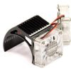 Cooling/Heatsink Fans * | Promotion 2961Black Black Twin Motor Cooling Fan + Heatsink 540/550 (Integy)