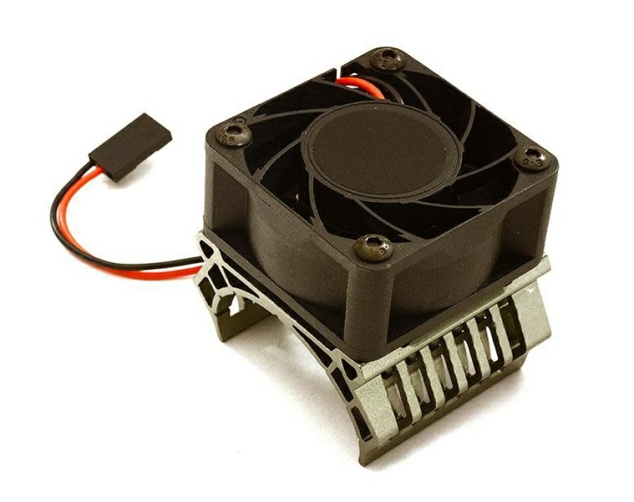 Cooling/Heatsink Fans * | Special C28598Grey Grey 36Mm Motor Heatsink+40X40Mm Cooling Fan (Integy)