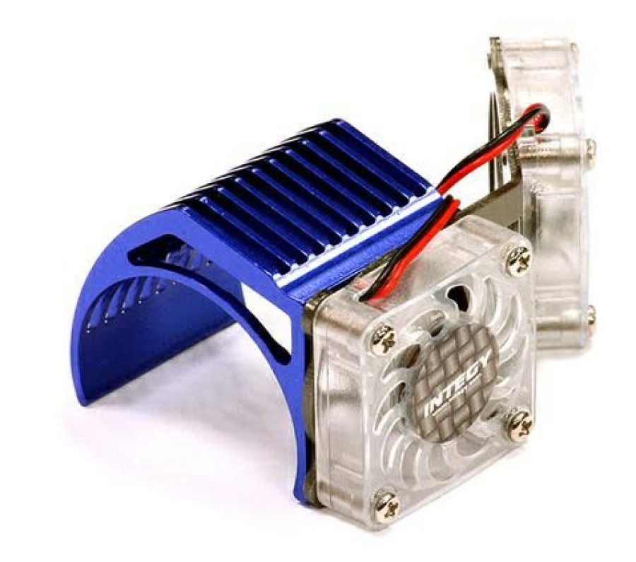 Cooling/Heatsink Fans * | Promotion 2961Blue Blue Twin Motor Cooling Fan + Heatsink 540/550 (Integy)