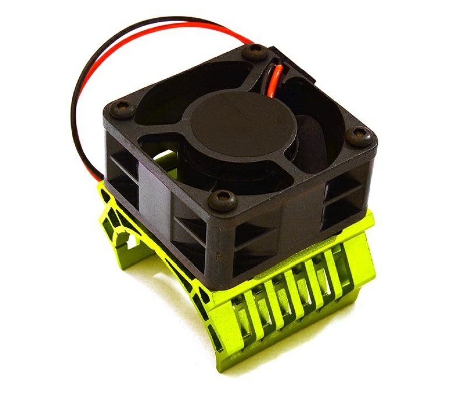 Cooling/Heatsink Fans * | Promotion C28597Green Green 36Mm Motor Heatsink+40X40Mm Cooling Fan (Integy)