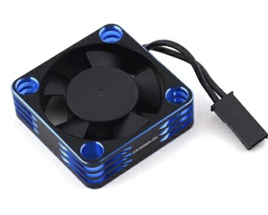 Cooling/Heatsink Fans * | Online Store Ptk-2112 Protek Rc 30X30X10 Aluminum High Speed Hv Cooling Fan (Blue/Black) (Protek Rc)