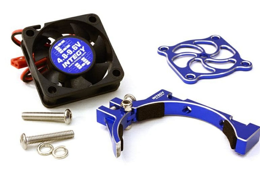 Cooling/Heatsink Fans * | Special C26776Blue Blue 30X30X10Mm High Speed Cooling Fan+Clamp Type Mount (Integy)