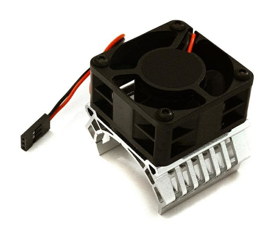 Cooling/Heatsink Fans * | Promotion C28597Silver Silver 36Mm Motor Heatsink+40X40Mm Cooling Fan (Integy)