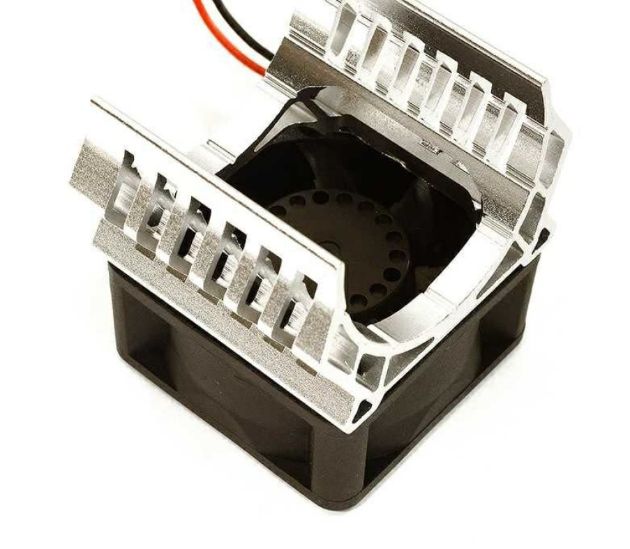 Cooling/Heatsink Fans * | Premium C28598Silver Silver 36Mm Motor Heatsink+40X40Mm Cooling Fan (Integy)