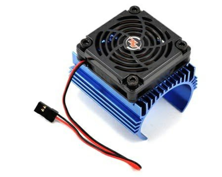 Cooling/Heatsink Fans * | Reliable Quality Hwi86080130 Hobbywing C4 Motor Heatsink & Fan Combo (Hobbywing)