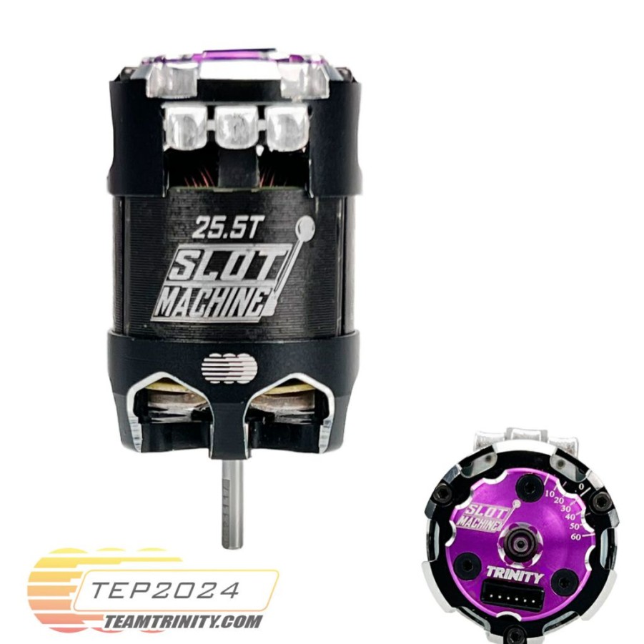 Motors & Accessories * | Cheap Tep2024 Slot Machine 25.5T Race Spec Brushless Motor W/ Tep1117 Rotor (Trinity)