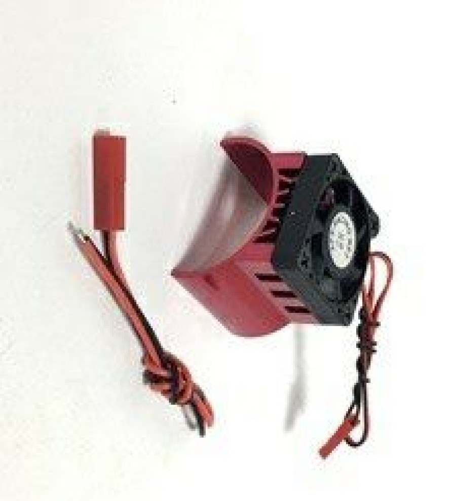 Cooling/Heatsink Fans * | Latest Fashion Aps91146Rv3 Red Alum. Motor Heatsink Ver. 3 W/Super Cooling Top Fan For 540 Motor (Aps Racing)