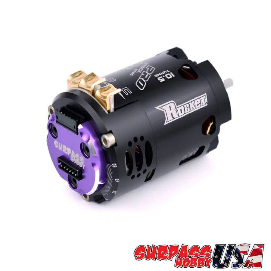 Motors & Accessories * | Premium V3-4.0 Rocket V3 4.0T Modified Sensored Brushless Motor (Surpass Hobby Usa)